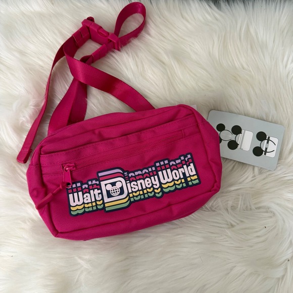Disney World Handbags - NWT - Disneyworld - Ear Holder Fanny Waist Pack Hot Pink